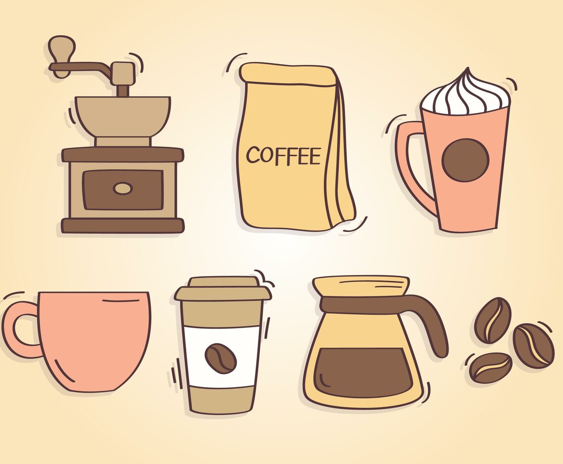 Hand Drawn Coffee Vector