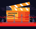 Hollywood Red Carpet Vector