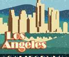 Vintage Los Angeles Illustration