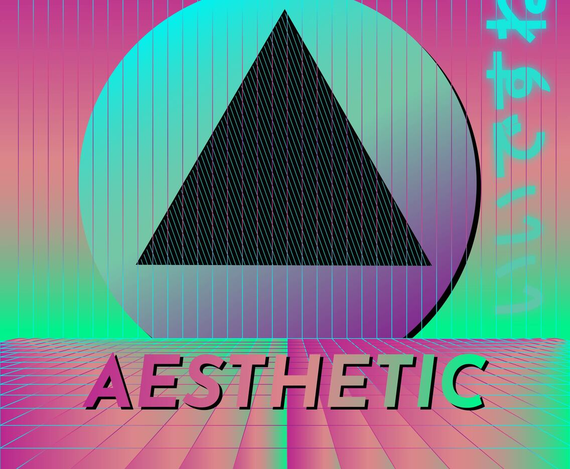 Colorful Vaporwave Background