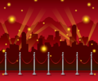 Hollywood Red Carpet Illustration