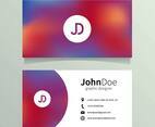 Graphic Designer Name Card Template