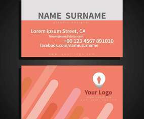 Graphic Design Business Card Template