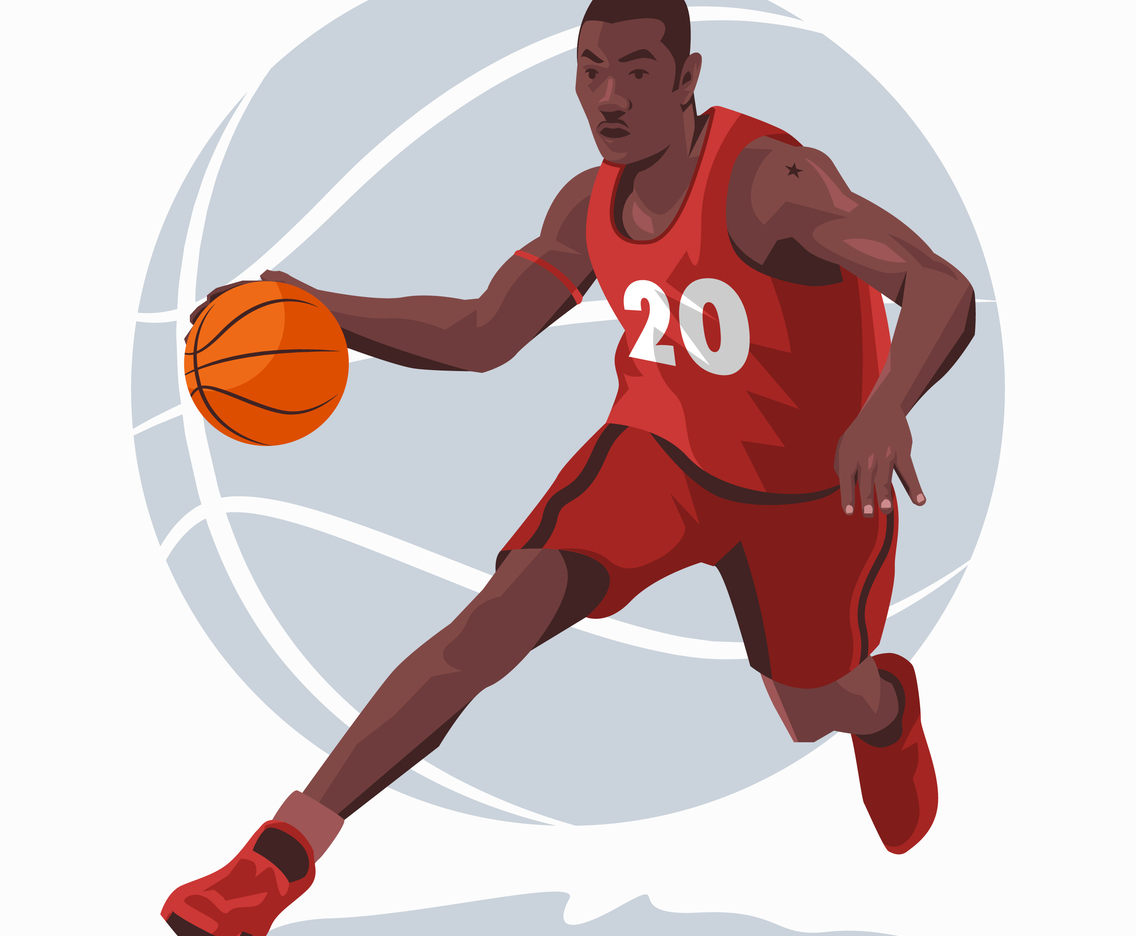 Basketball Player Illustration