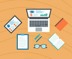 Iconic E-Learning Vectors