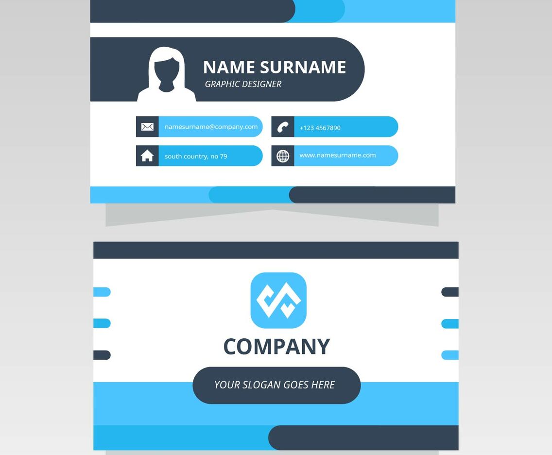 Minimalistic Modern Business Card for Graphic Design