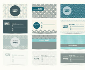 Graphic Design Business Card Vector
