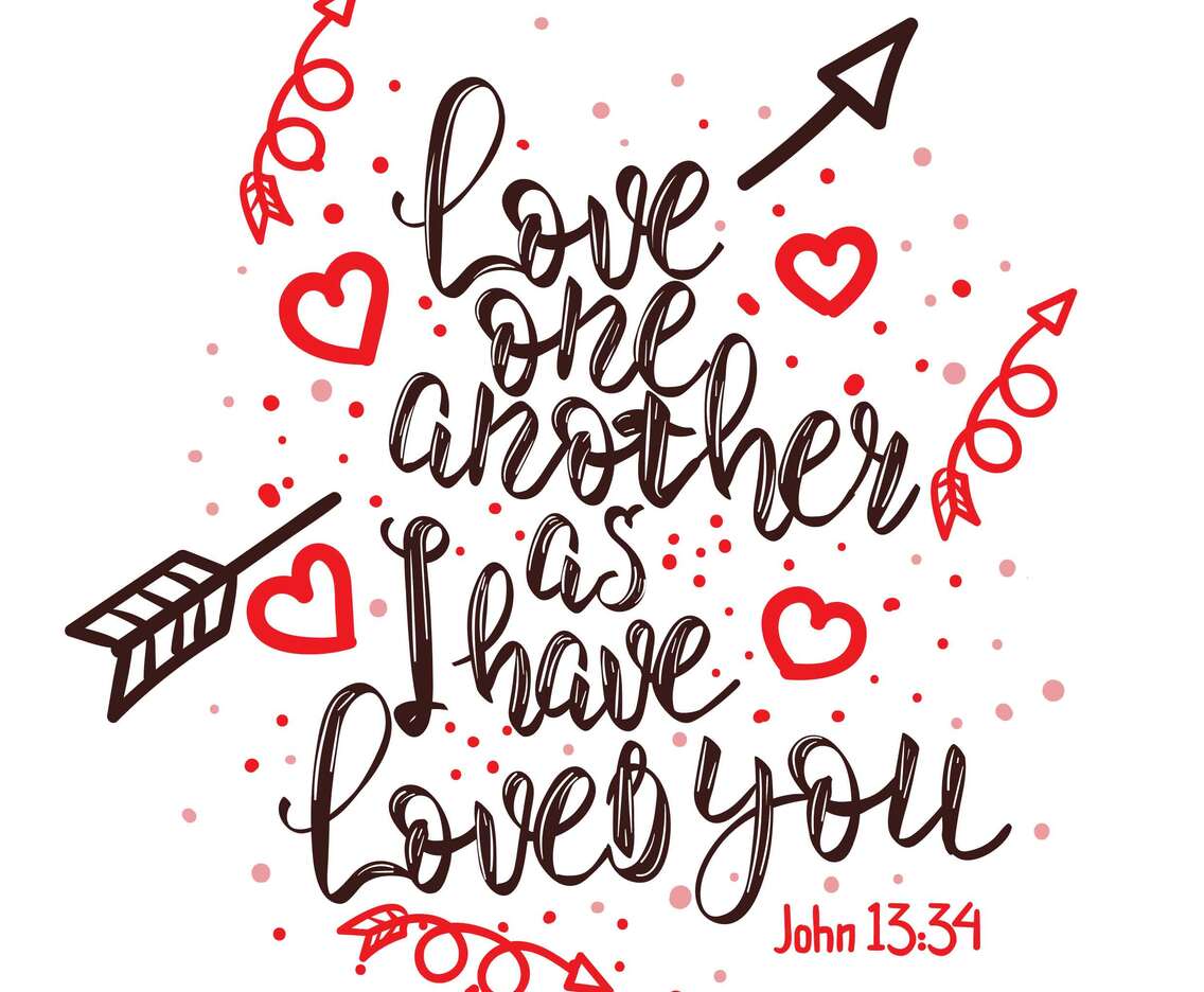 Love One Another Typography