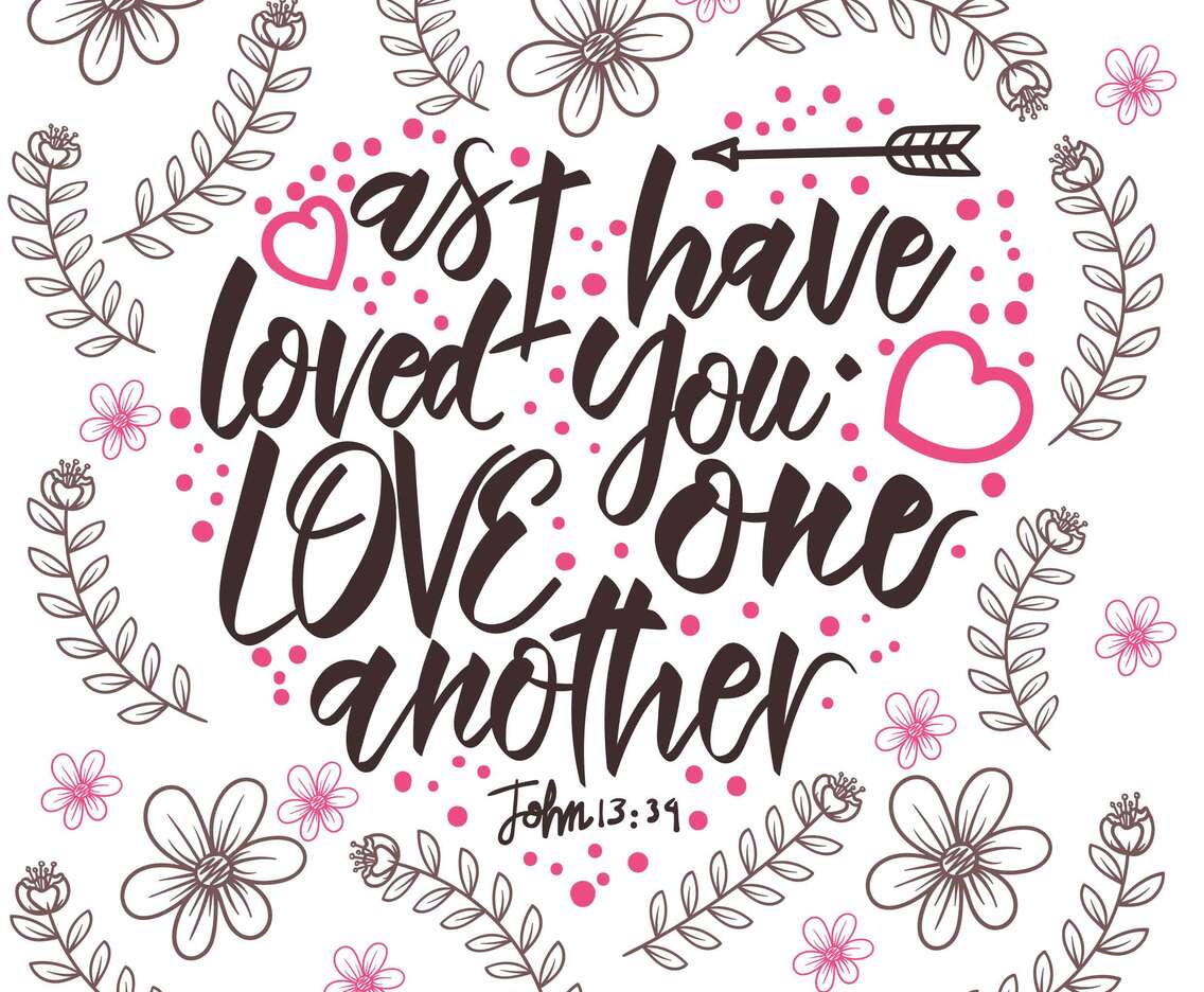 Love One Another Typography