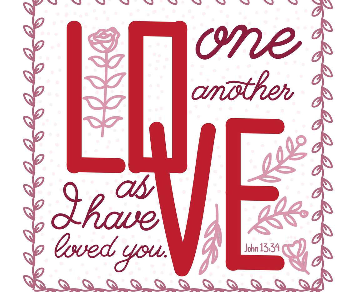 Love One Another Typography