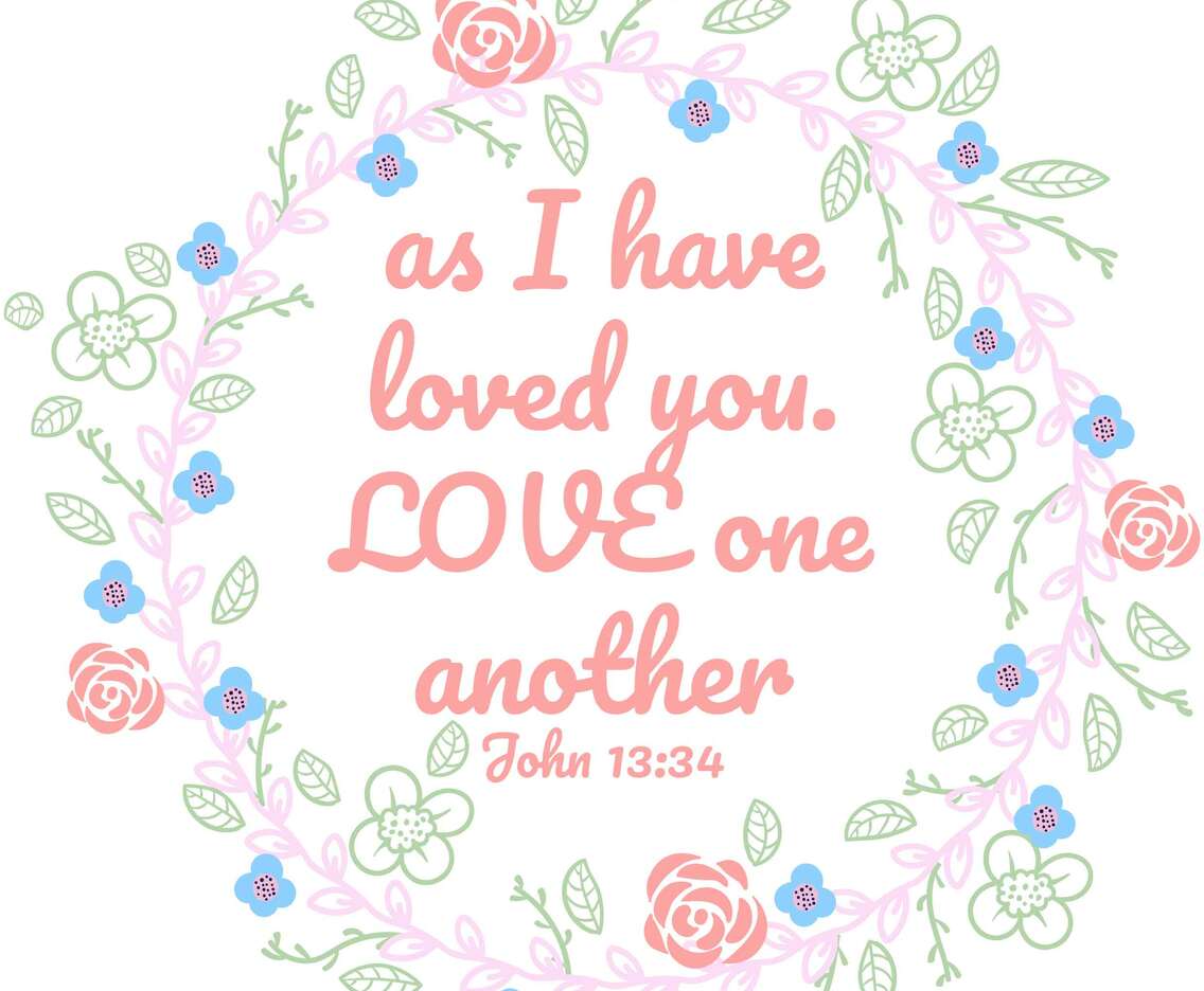 Love One Another Typography