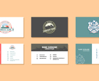 Vintage Graphic Design Business Card Vector
