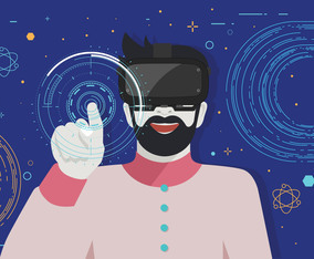 Virtual Reality Experience Vector