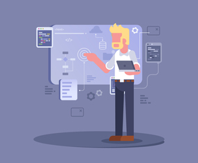 Software Engineers Concept