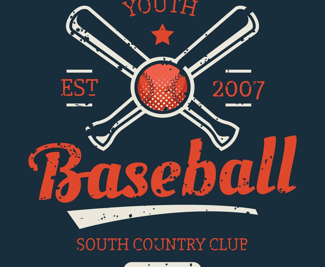 Vintage Baseball Tournament  Vector