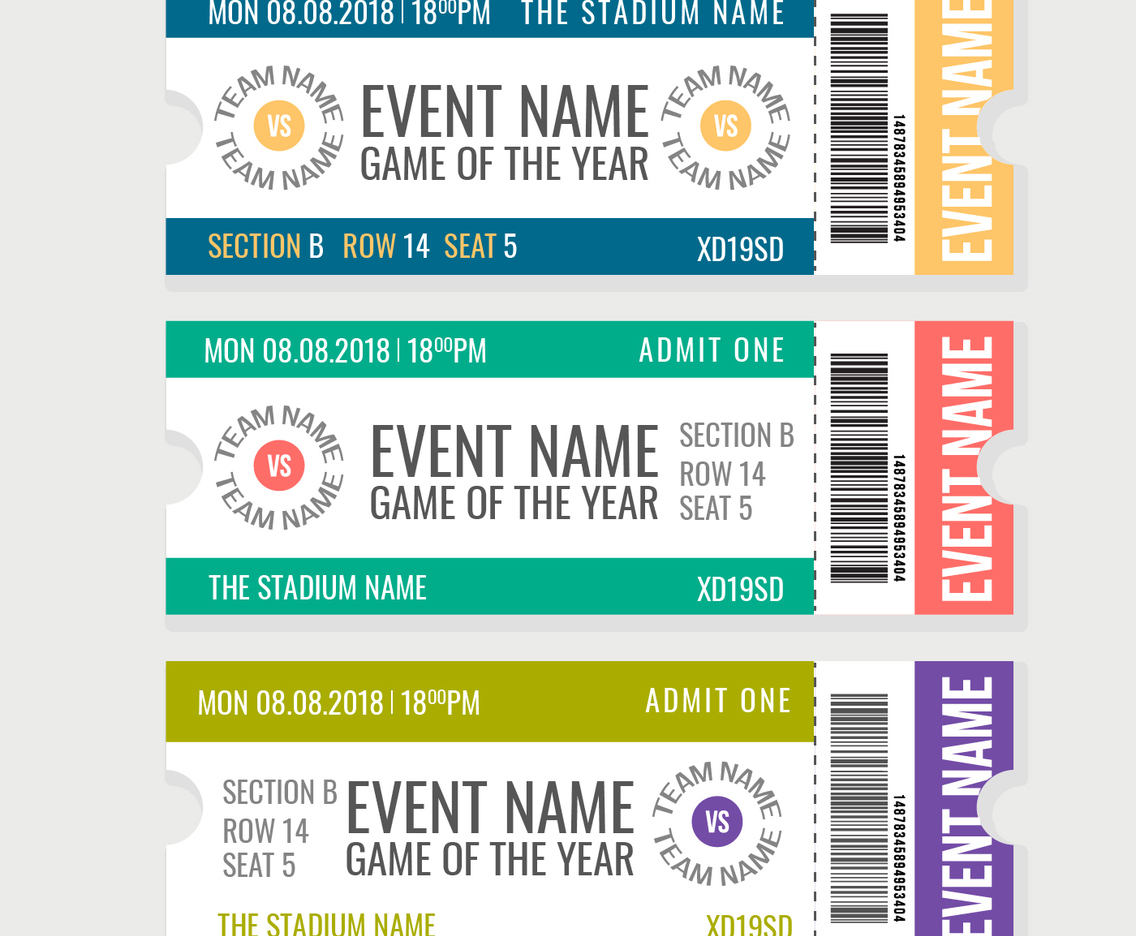 Vector Sporting Event Tickets