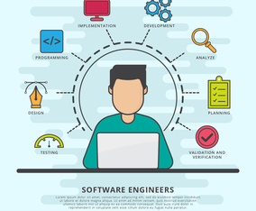 Free Software Engineers Vector Collection