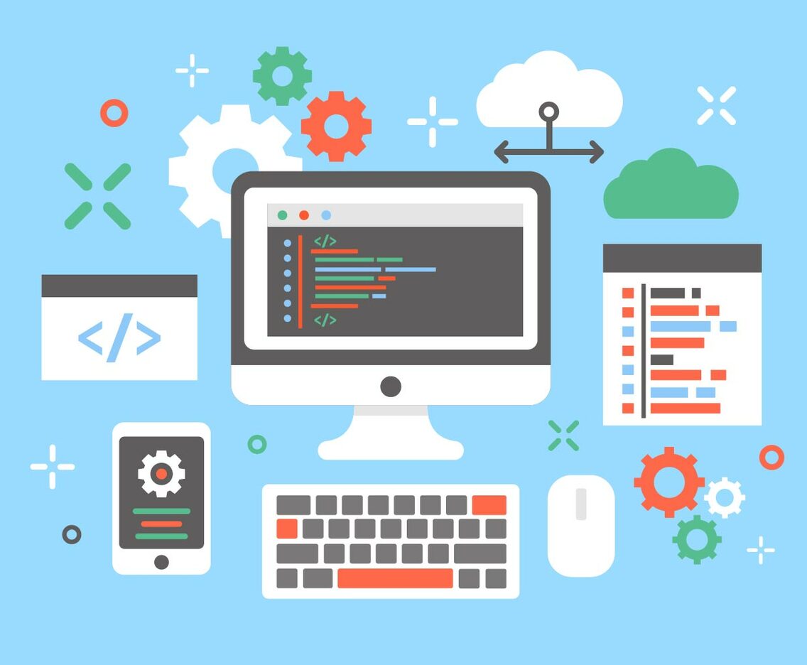 Software Engineers Concept Design Vector