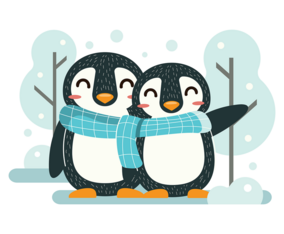 Penguin Couple