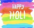 Happy Holi Water Color
