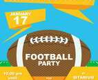 Football Party Invitation