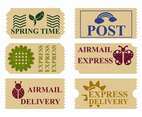 Springtime Postage Stamps