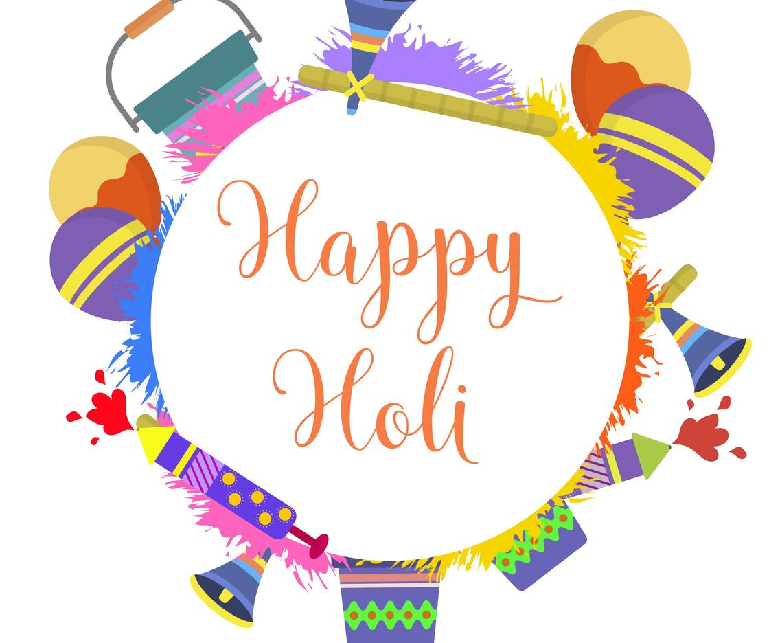 Flat Holi Festival Vector