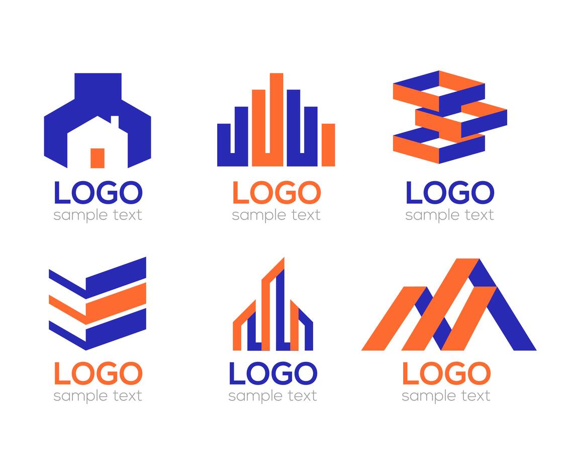 Construction Logos Pack Vector