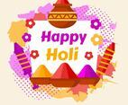 Happy Holi Festival of Color Indian