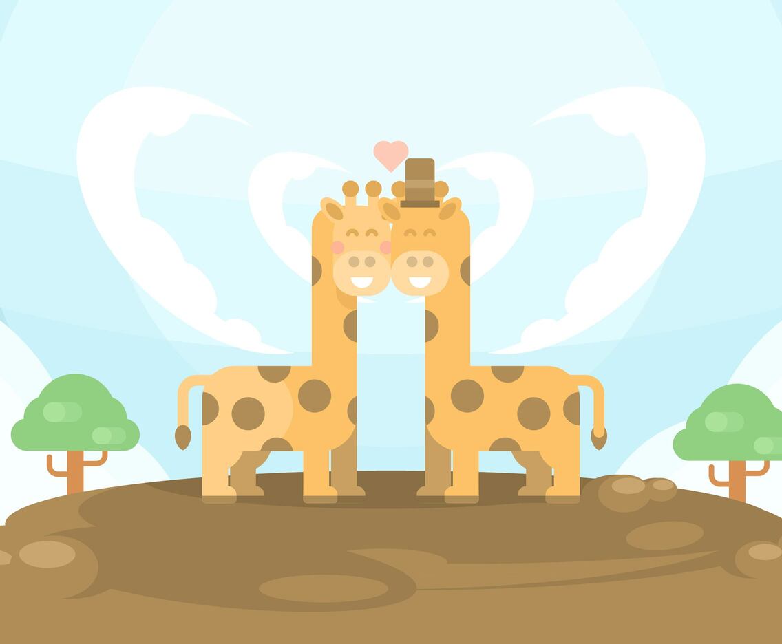 Creatures in Love Illustration