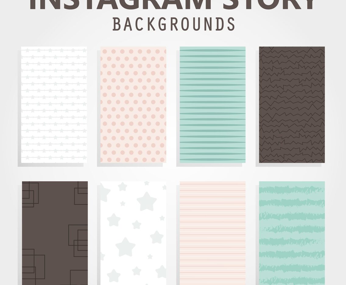 Instagram Story Backgrounds Vector