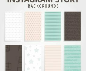 Instagram Story Backgrounds Vector