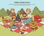 1950s Family Picnic