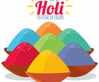 Colorful Happy Holi Festival Vector