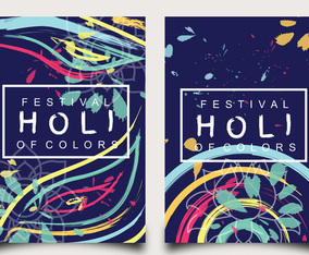 Holi Festival of Colors Poster Design