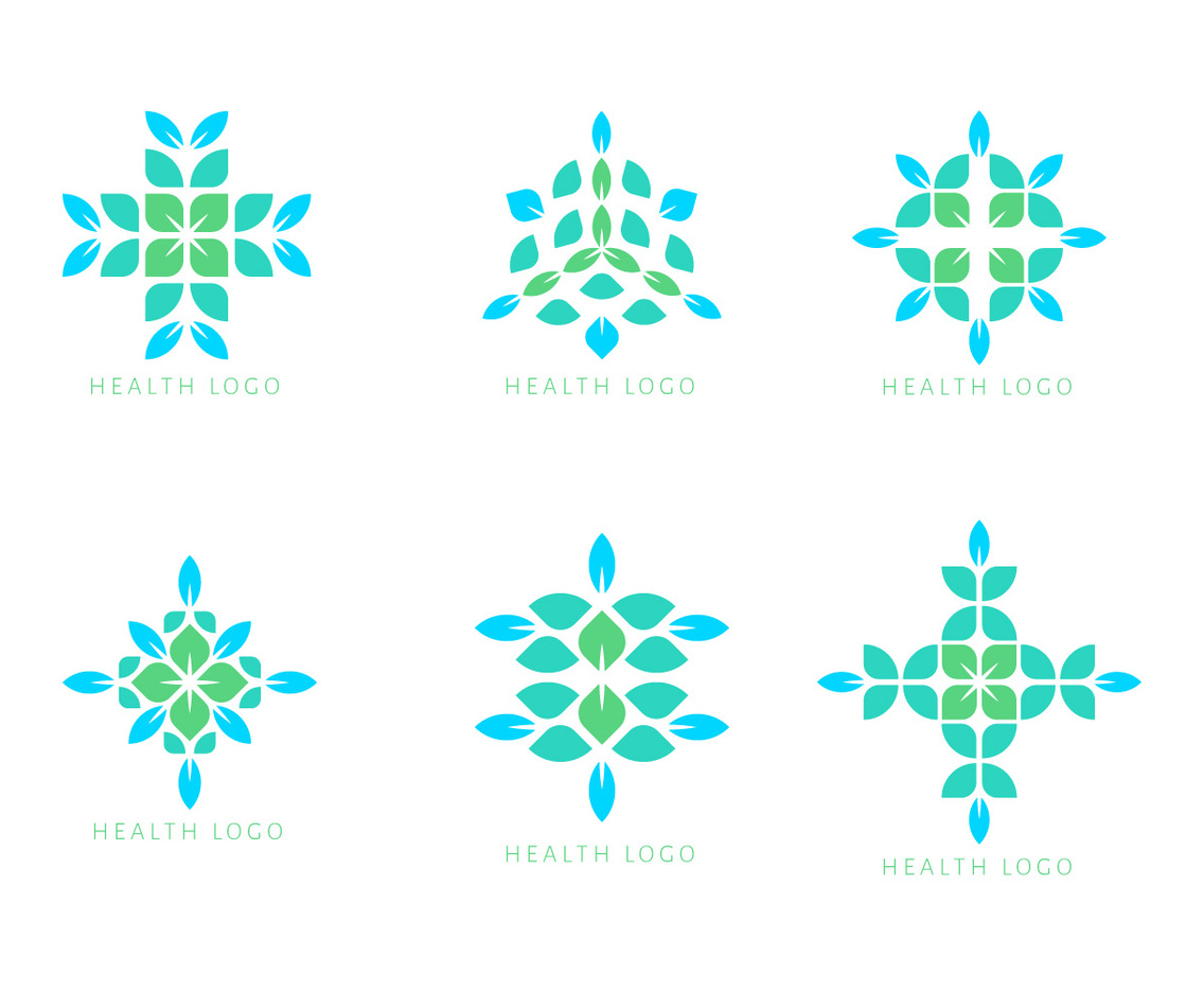 Iconic Healing Logos Vectors
