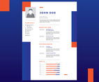 Graphic Designer Resume Vector