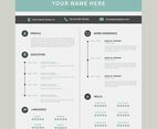 Corporate Resume Template