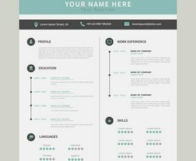 Corporate Resume Template