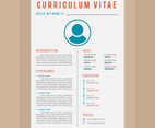 Iconic Corporate Resume Vectors