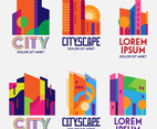 City Scape Logos Set