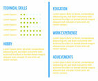 Unique Curriculum Vitae Graphic Designer Vectors
