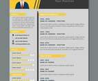 Simple corporate resume