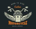 Vintage Motorcycles Emblem