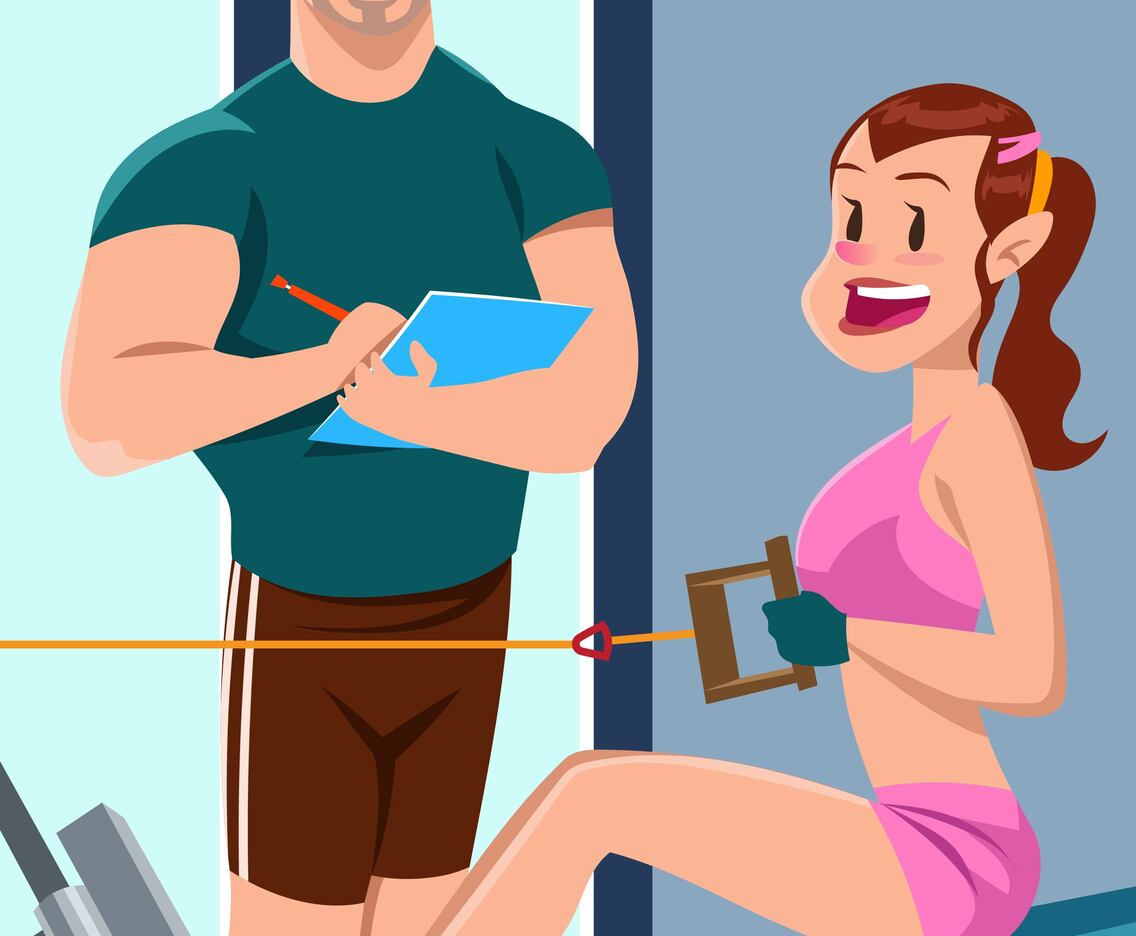 Stylish Fitness Trainer Practice