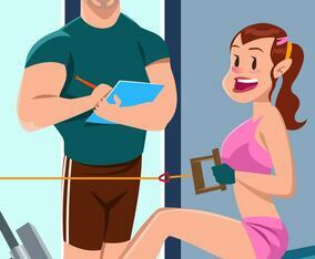 Stylish Fitness Trainer Practice