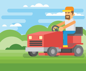 Lawn Mower Illustration