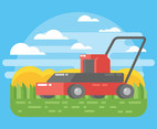 Lawn Mower Illustration