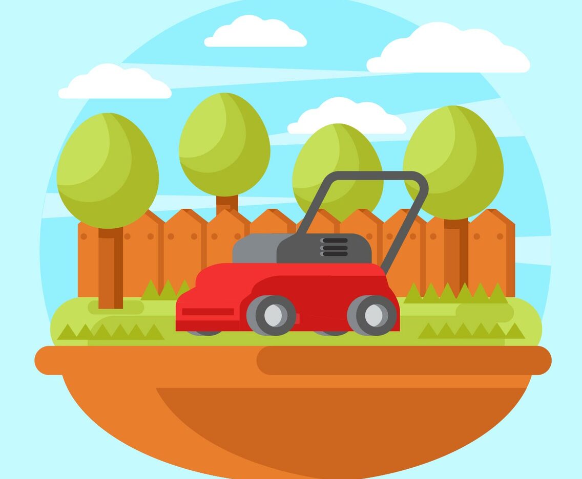 Lawn Mower Vector