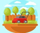 Lawn Mower Vector
